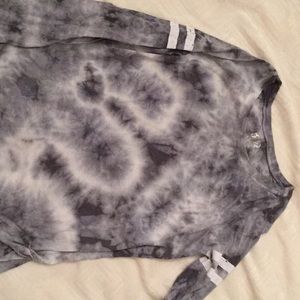 Justice tie die long sleeve